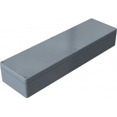 02165609, Polyester Standard Series Grey Glass Fibre Reinforced Polyester Enclosure, IP66, IK08, Grey Lid, 160 x 560 x 91mm