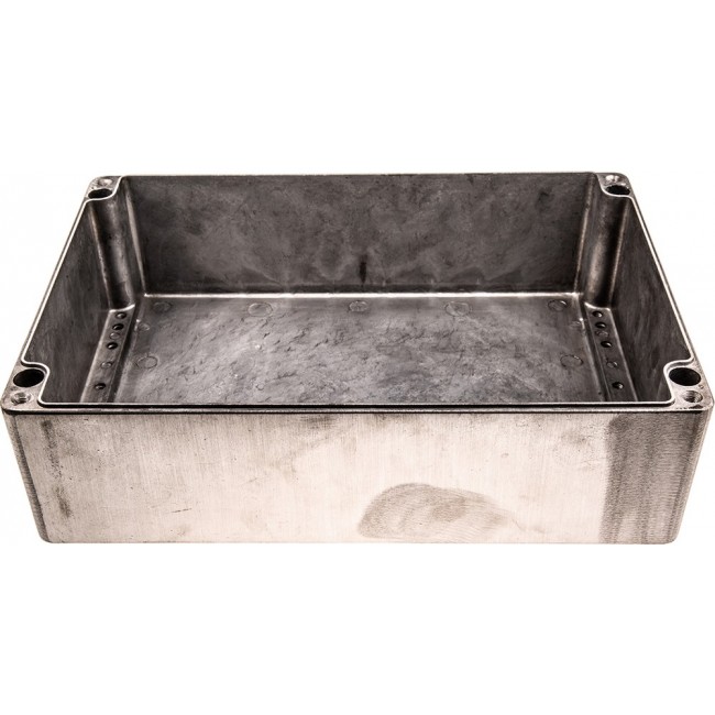 Silver Die Cast Aluminium Enclosure, IP66, Silver Lid, 330 x 230 x 110mm