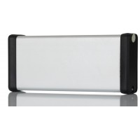 1455C1202, 1455 Series Silver Anodised Aluminium Enclosure, IP54, 120 x 54.13 x 23mm