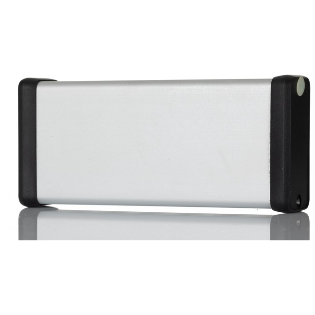 1455C1202, 1455 Series Silver Anodised Aluminium Enclosure, IP54, 120 x 54.13 x 23mm