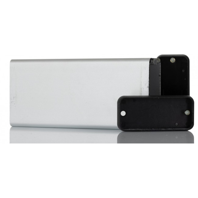 1455C1202, 1455 Series Silver Anodised Aluminium Enclosure, IP54, 120 x 54.13 x 23mm