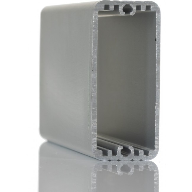 1455C1202, 1455 Series Silver Anodised Aluminium Enclosure, IP54, 120 x 54.13 x 23mm