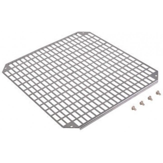 MPP ARCA 4040, Galvanised Steel Perforated Mounting Plate, 350mm W for Use with ARCA Series