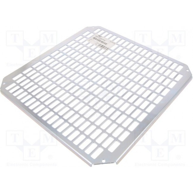 MPP ARCA 4040, Galvanised Steel Perforated Mounting Plate, 350mm W for Use with ARCA Series