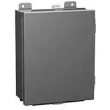 1414N4PHI6, enclosure - NEMA 4; piano hinge, clamped cover; grey; steel; with inner panel