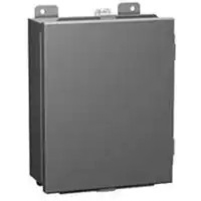 1414N4PHI6, enclosure - NEMA 4; piano hinge, clamped cover; grey; steel; with inner panel