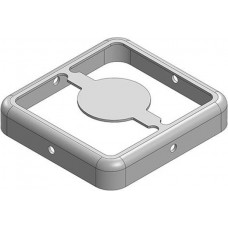 MS193-20F, EMI Gaskets, Sheets, Absorbers & Shielding 19.3 x 18.3 x 3.5mm Two-piece Drawn-Seamless RF Shield/EMI Shield FRAME (CRS)