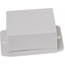 White ABS Enclosure, Flanged, White Lid, 70 x 50 x 42mm