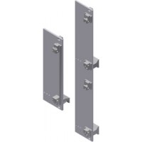 Part front panel, die-cast aluminum, (W) 25.1 mm, 5 HP, 10065075