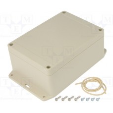 RP1215BF, Box ABS Gray Cover Included 6.890" L x 4.240" W (175.01mm x 107.70mm) X 2.560" (65.02mm)