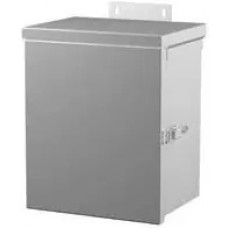 C3R12106HCR, Electrical Enclosures Type 3R Hinge Cover - 12 x 10 x 6 - Steel/Gray