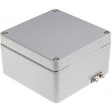 Aluminium Enclosure, IP65, IP66, IP67, IP68, Grey Lid, 91 x 160 x 160mm