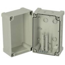 5814062, Plastic Enclosure Tempo 122x130x187mm Grey ABS IP65