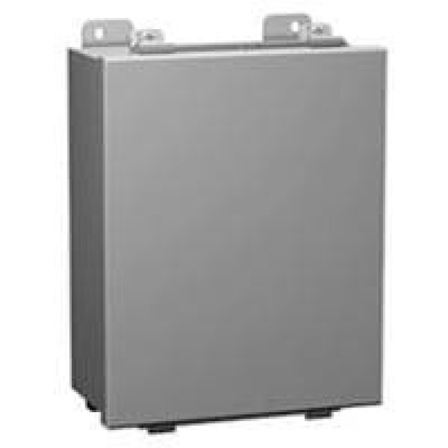 1414E, Electrical Enclosures NEMA 12 Mild Steel Lift Off Cover W/ Clamps 6 x 6 x 4"