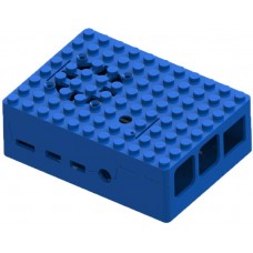 MP001211, Enclosure, 88 mm x 64 mm x 30 mm, Raspberry Pi 4B Development Boards, ABS, Blue