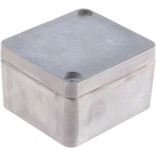 Silver Die Cast Aluminium Enclosure, IP66, Silver Lid, 50 x 45 x 30mm