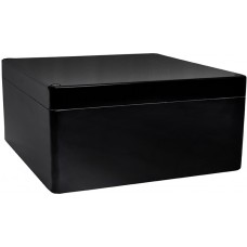 Black Fibreglass Reinforced Polyester General Purpose Enclosure, IP66, IP67, IP68, Black Lid, 255 x 250 x 160mm