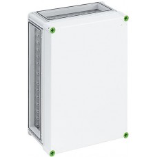 01040301, Spelsberg GTi Series Grey Polycarbonate Enclosure, IP65, IK08, Grey Lid, 320 x 440 x 179mm