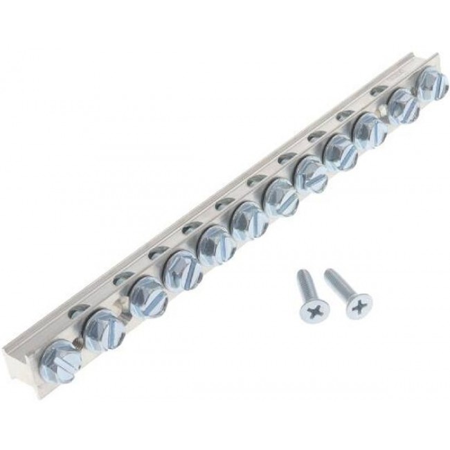 UGB2/0-414-10, 10 PORT UNIVERSAL GROUND BAR