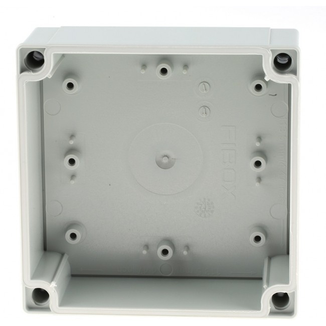 PC 125/60 HG ENCLOSURE, MNX Series Grey Polycarbonate Enclosure, IP66, IP67, Grey Lid, 130.1 x 130.1 x 60mm