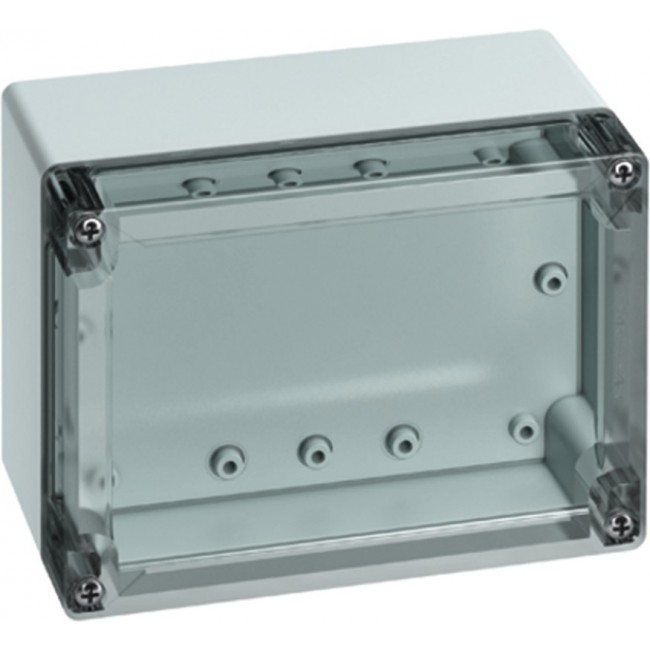 10100701, TG Series Grey ABS Enclosure, IP66, IP67, Grey Lid, 162 x 90 x 122mm