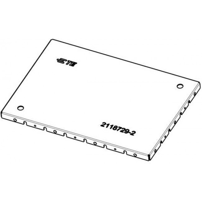 2118729-4, EMI Gaskets, Sheets, Absorbers & Shielding AL, 31.10mmx44.60mm Std Shield Cover