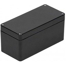 Black PET Enclosure, IP66, Black Lid, 360 x 160 x 90mm