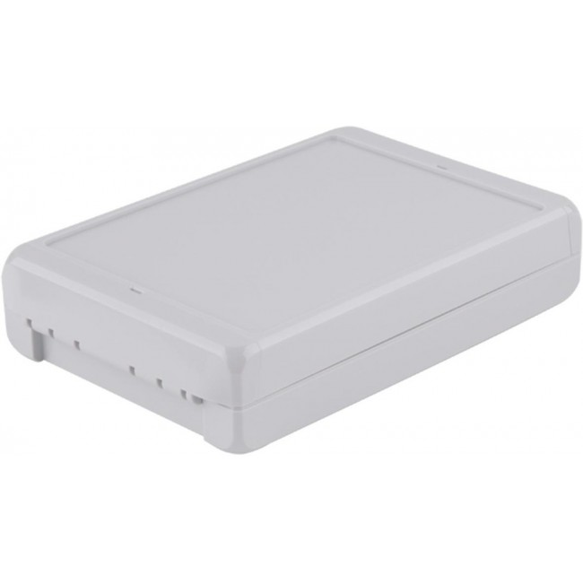 96034245 B 181304 ABS-7035, Bocube Series Light Grey ABS Enclosure, IP66, IP68, Light Grey Lid, 191 x 125 x 40mm