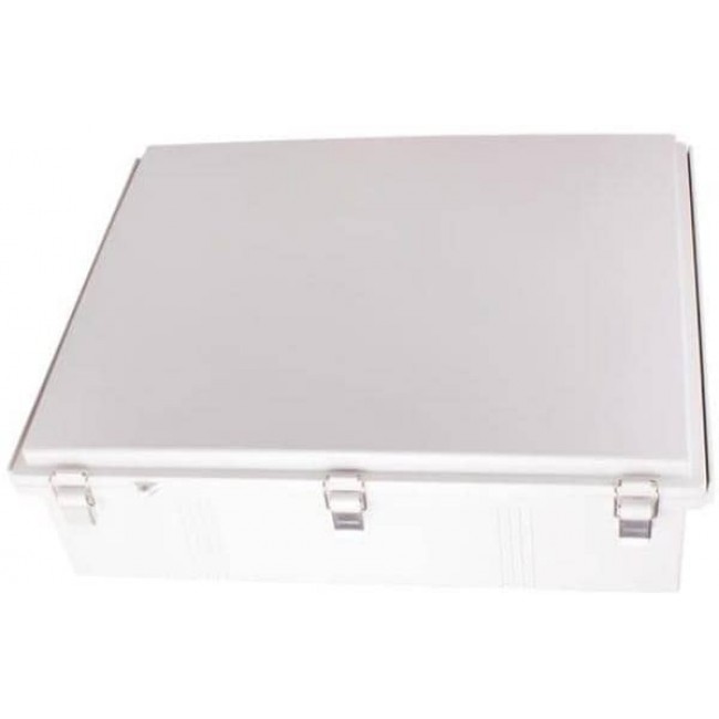 PTQ-11083, Enclosures, Boxes, & Cases PC+10% Fiberglass Box with Stainless Steel Latch (24.8 X 32.7 X 7.3 In)