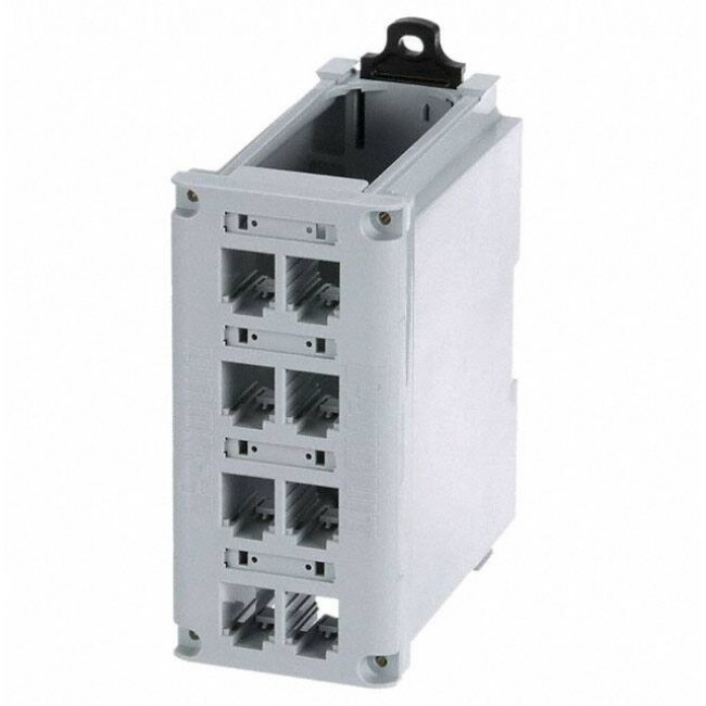 CDPP8RG, INDUSTRIALNET, 8-PORT DIN RAIL M