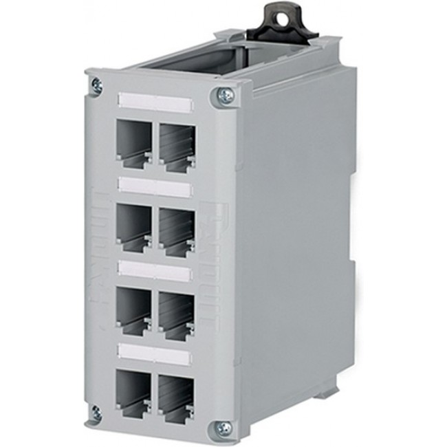 CDPP8RG, INDUSTRIALNET, 8-PORT DIN RAIL M