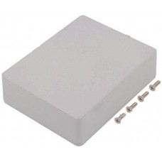 1590BBLG, 1590 Series Grey Die Cast Aluminium Enclosure, IP54, Grey Lid, 119.5 x 94 x 34mm