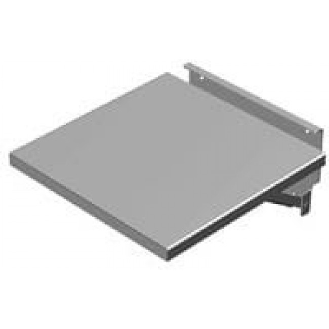 FDS1212LG, Electrical Enclosure Accessories Fold Down Shelf - 12x12 - Steel/Lt Gray