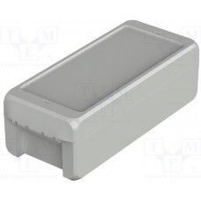 B 180806 ABS 7035, Enclosure: multipurpose; X: 80mm; Y: 191mm; Z: 60mm; BOCUBE; ABS; grey