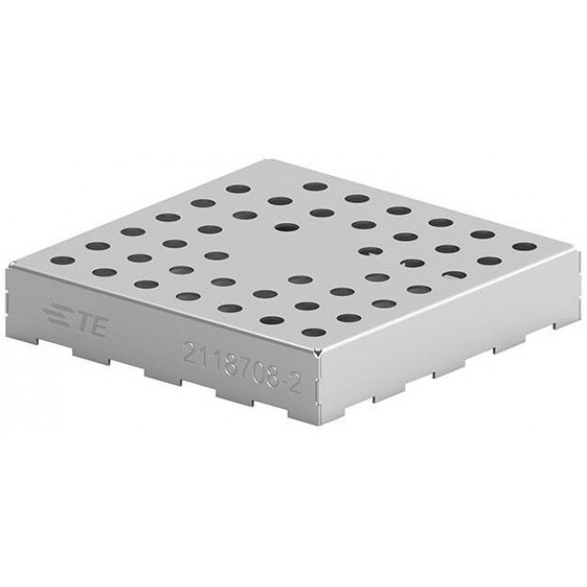 2118708-2, Board Mount EMI Enclosures 26.21 x 26.21 x 5.08mm One-piece Cold Rolled Steel SMD