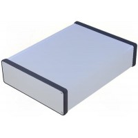 1455T2201, Enclosures, Boxes, & Cases 8.7x6.3x2.1"Extruded w/MetalEnds Clear