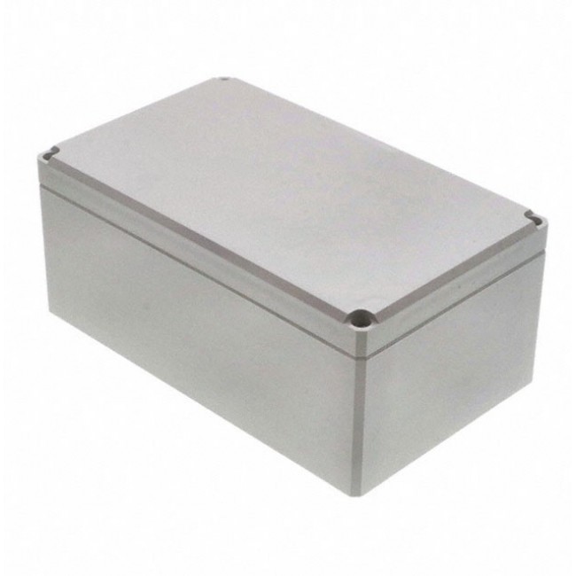 Q20129ABD, QLine D Enclosure Type 4X, 200x120x86mm, Light Gray, ABS