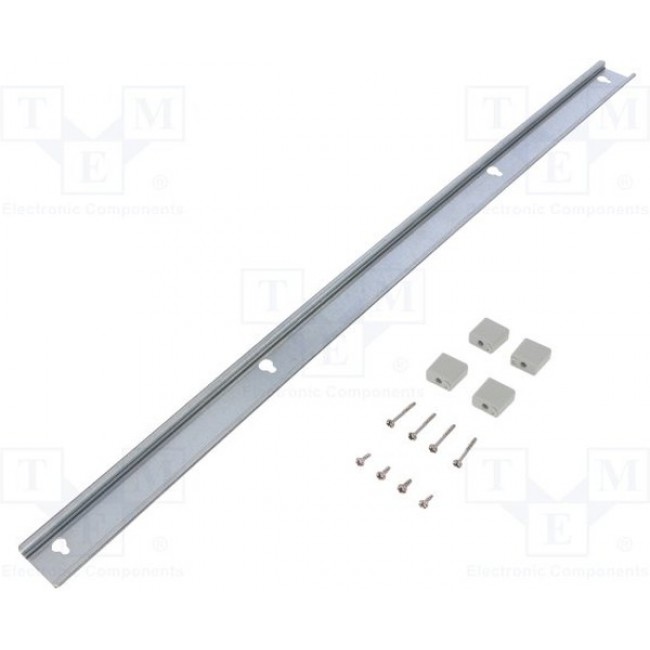 AK-NS35-556, DIN rail; steel; W: 35mm; H: 7.5mm; L: 556mm; for enclosures