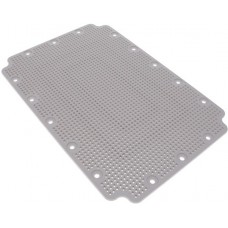 PTX-10140-P, Plastic, ABS Panel, Inner 12.205" L x 8.268" W x 0.374" H (310.01mm x 210.01mm x 9.50mm) Gray