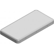 MS511-10C, RF Shield Cover 1.035" (26.30mm) X 2.035" (51.70mm) Non-Vented Snap Fit