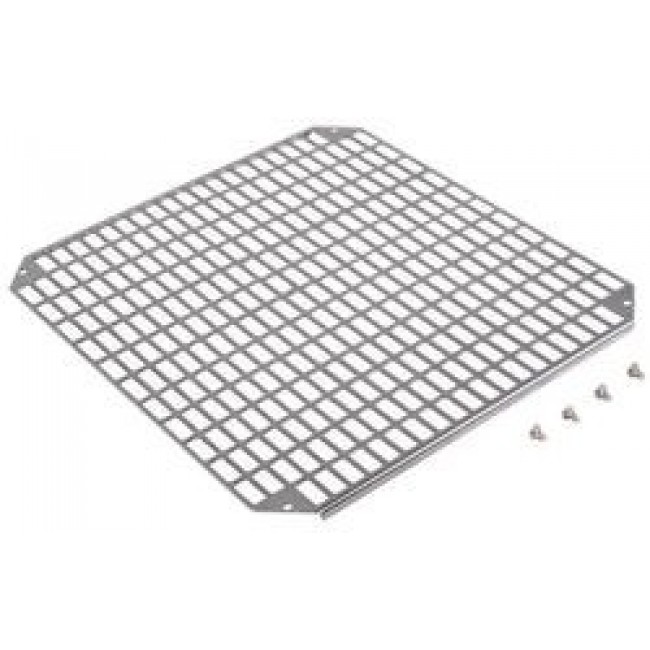 MPP ARCA 4040, Galvanised Steel Perforated Mounting Plate, 350mm W for Use with ARCA Series