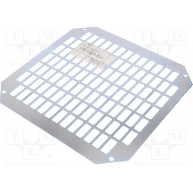 MPP ARCA 3030, Galvanised Steel Perforated Mounting Plate, 250mm W for Use with ARCA Series