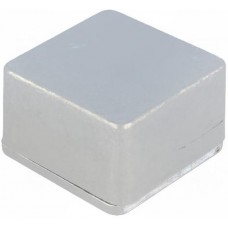 1590LB, 1590 Series Natural Die Cast Aluminium Enclosure, IP54, Natural Lid, 50.5 x 50.5 x 31mm