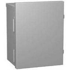 C3R16166HCLO, Electrical Enclosures Type 3R Hinge Lift Off Cover - 16 x 16 x 6 - Steel/Gray