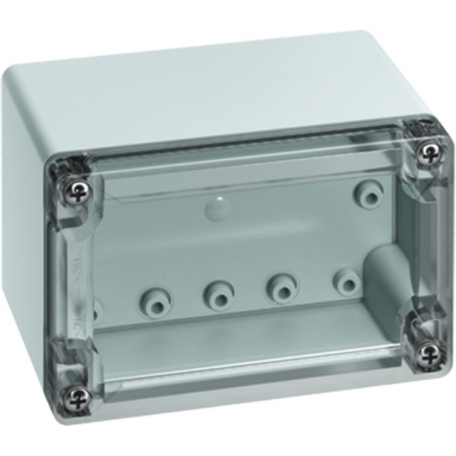 20150401, TG Series Grey Polycarbonate Enclosure, IP66, IP67, Grey Lid, 122 x 85 x 82mm