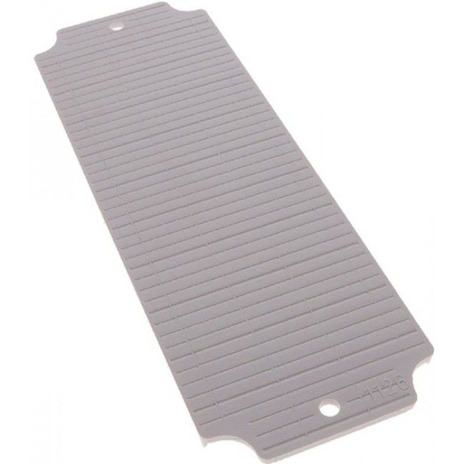 PTX-25305-P, Plastic, ABS Panel, Inner 8.858" L x 2.992" W x 0.157" H (224.99mm x 76.00mm x 3.99mm) Gray