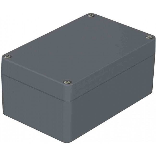 38110000 PK 110, Euromas Polymas Series Silver Polyamide Enclosure, IP65, Silver Lid, 125 x 80 x 57mm