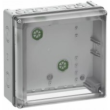 73331101, Spelsberg AK-F Series Grey Plastic Enclosure, IP65, IK08, Flanged, Transparent Lid, 315 x 300 x 147mm