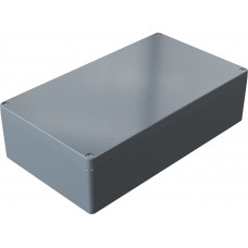 01234011, Aluminium Standard Series Grey Die Cast Aluminium Enclosure, IP66, IK09, Grey Lid, 400 x 230 x 110mm