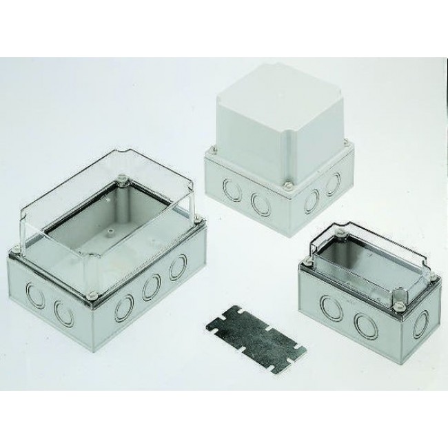 PCM 200/175 XG ENCLOSURE, Grey Polycarbonate Enclosure, IP66, IP67, 255 x 180 x 175mm